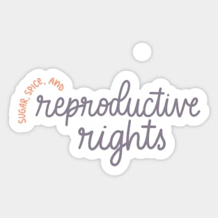 reproductive rights Sticker